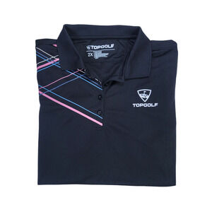 Topgolf Women's Polo Shirt 2XL - Stretch Polyester, Moisture-Wicking